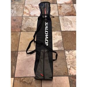 Salomon‎ 160+20 Ski Snowboard Bag Black Carry Strap Zipper Closure 5"x10"x60"